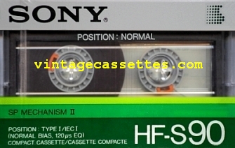 Sony SONY HF-S Type I 1985 Type I Cassette Tape