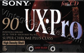 Sony SONY UX-PRO 1995–96 Type II Cassette Tape