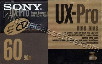 Sony SONY UX-PRO 1990–92 Type II Cassette Tape