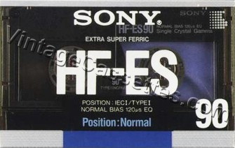 Sony SONY HF-ES 1988 Type I Cassette Tape