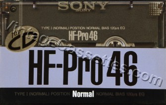 Sony SONY HF-PRO 1989 Type I Cassette Tape