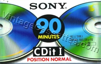 Sony SONY CDit II 1992–94 Type II Cassette Tape