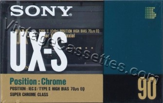 Sony SONY UX-S 1990–92 Type II Cassette Tape
