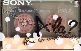 Sony SONY A-La Red Type I 1985 Type I Cassette Tape