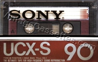 Sony SONY UCX-S Type II 1982–84 Type II Cassette Tape