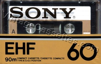 Sony SONY EHF Type II 1978–81 Type II Cassette Tape