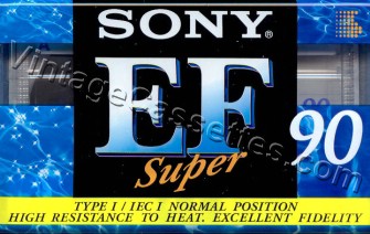 Sony SONY EF 1995–96 Type I Cassette Tape