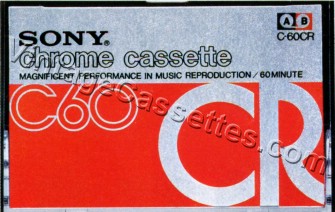 Sony SONY CR 60 Type II 1973–77 Type II Cassette Tape