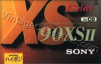 Sony SONY XSII 1995 Type II Cassette Tape