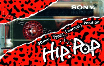 Sony SONY HIP-POP Type I RED Version 1988 Type I Cassette Tape