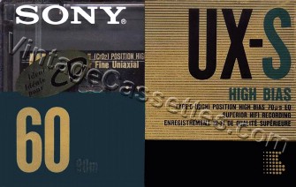Sony SONY UX-S 1990–92 Type II Cassette Tape