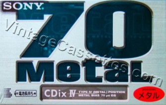 Sony SONY Cdix IV 1997 Type IV Cassette Tape