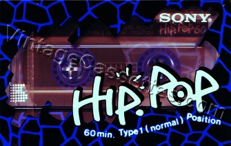 Sony SONY HIP-POP Type I BLUE Version 1988 Type I Cassette Tape