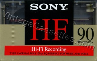 Sony SONY HF 1992–94 Type I Cassette Tape