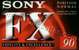 Sony SONY FX 1998–99 Type I Cassette Tape