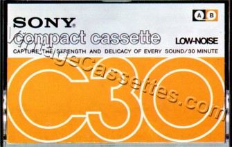 Sony SONY Low-Noise 30 Type I 1973–77 Type I Cassette Tape