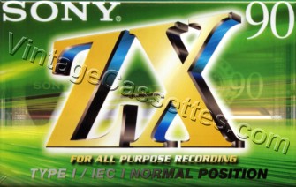 Sony SONY ZX 1999–01 Type I Cassette Tape