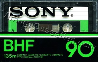 Sony SONY BHF 1978–81 Type I Cassette Tape