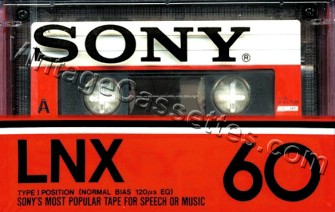 Sony SONY LNX Type I 1978–81 Type I Cassette Tape