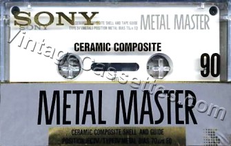 Sony SONY METAL MASTER 1990–92 Type IV Cassette Tape