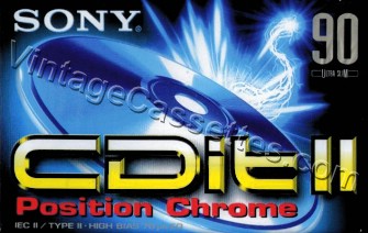 Sony SONY CDit II 1995–96 Type II Cassette Tape