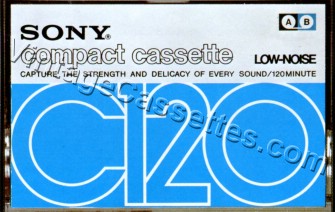 Sony SONY Low-Noise 120 Type I 1973–77 Type I Cassette Tape