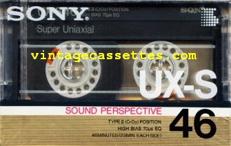 Sony SONY UX-S 1986–87 Type II Cassette Tape