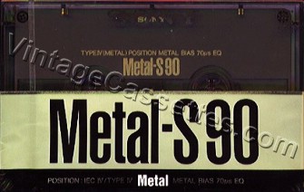 Sony SONY METAL-S 1989 Type IV Cassette Tape
