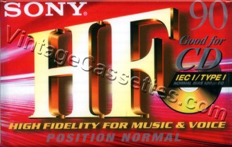Sony SONY HF 1999–01 Type I Cassette Tape