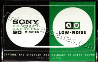 Sony SONY Low-Noise 90 1972–75 Type I Cassette Tape