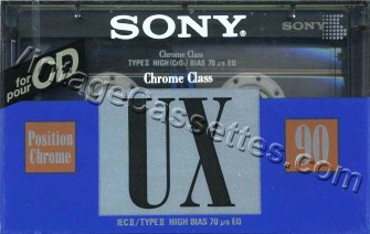 Sony SONY UX 1992–94 Type II Cassette Tape