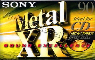 Sony SONY METAL-XR 1999–01 Type IV Cassette Tape