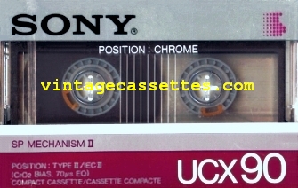 Sony SONY UCX Type II 1985 Type II Cassette Tape