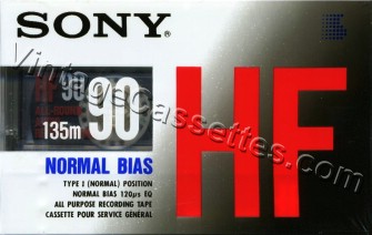 Sony SONY HF 1990–92 Type I Cassette Tape