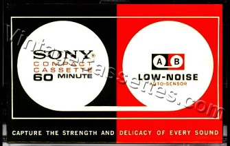 Sony SONY Low-Noise 60 1972–73 Type I Cassette Tape