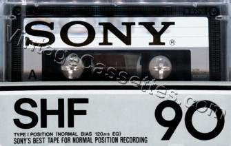 Sony SONY SHF Type I 1978–81 Type I Cassette Tape