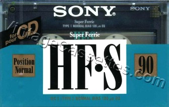 Sony SONY HF-S 1992–94 Type I Cassette Tape