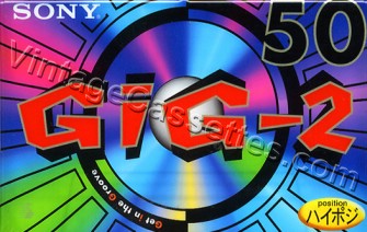 Sony GIG-2 1995 Type II Cassette Tape