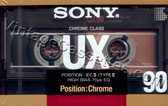 Sony SONY UX Type II 1988 Type II Cassette Tape