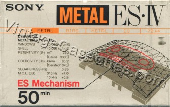 Sony SONY ES-IV 1992 Type IV Cassette Tape