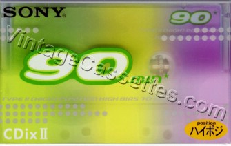 Sony SONY Cdix II 2000 Type II Cassette Tape