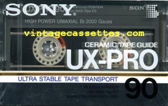 Sony SONY UX-PRO 1986–87 Type II Cassette Tape