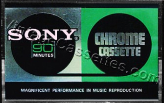 Sony SONY Chrome 90 1976–78 Type II Cassette Tape