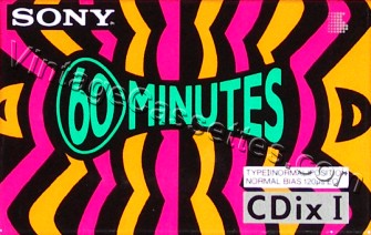 Sony SONY Cdix I 1991 Type I Cassette Tape