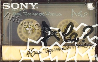 Sony SONY A-La Yellow Type I 1985 Type I Cassette Tape
