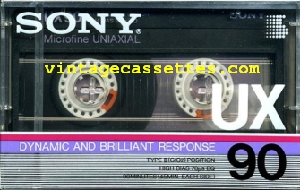 Sony SONY UX 1986–87 Type II Cassette Tape