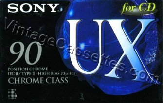 Sony SONY UX 1995–96 Type II Cassette Tape