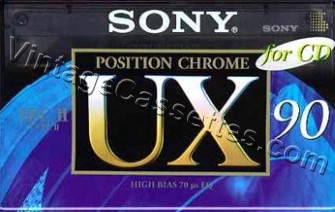 Sony SONY UX 1996–97 Type II Cassette Tape