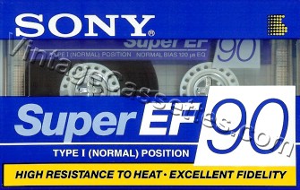 Sony SONY EF Type I 1992–94 Type I Cassette Tape
