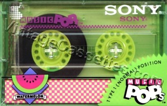 Sony SONY Music POPs Type I Watermelon 1985 Type I Cassette Tape